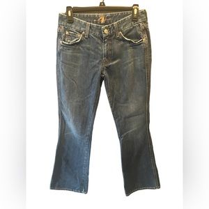 7 For All of Mankind Woman’s Boot-cu Denim Jeans - Size 29